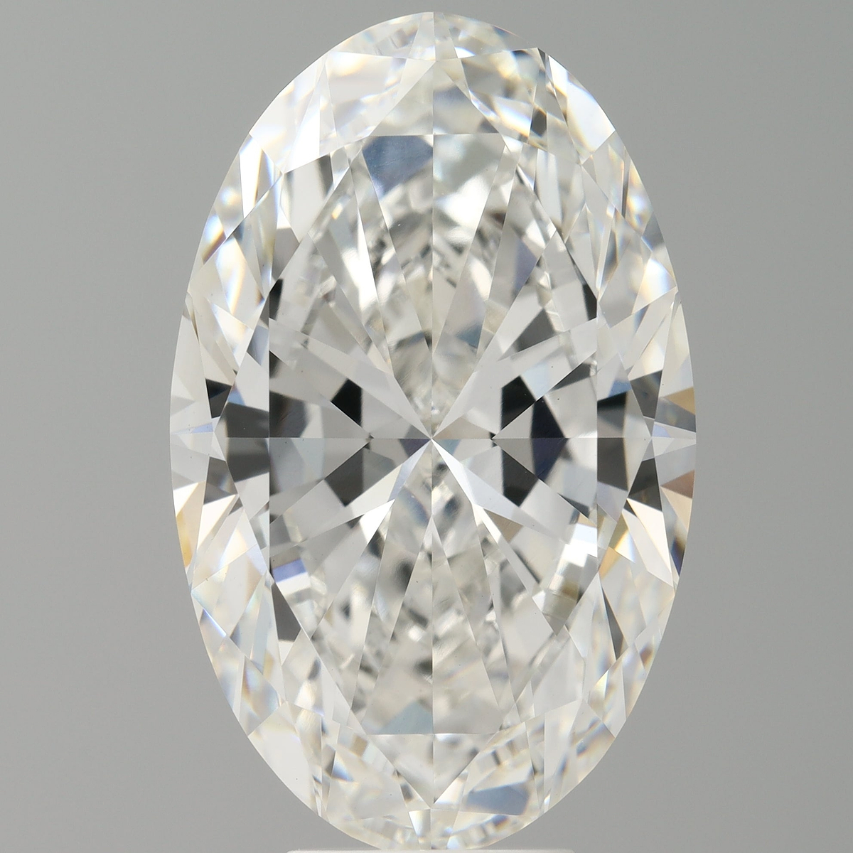 8.10 Carat Oval Shaped, Ideal Cut, E Color, VVS2 Clarity, IGI Certified Lab Grown Diamond