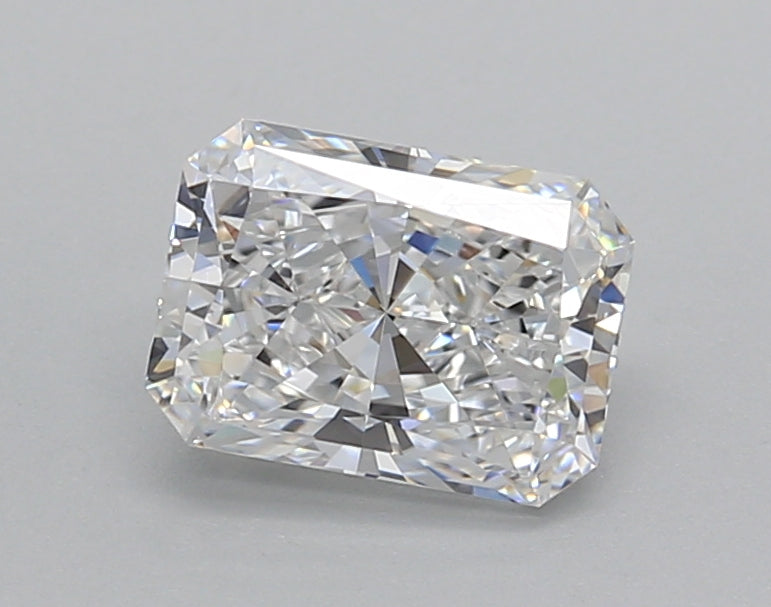 1.09 Carat Radiant Shaped, Ideal Cut, D Color, VVS1 Clarity, IGI Certified Lab Grown Diamond