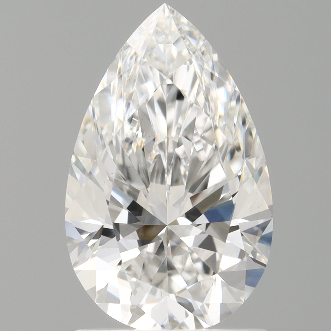 1.52 Carat Pear Shaped, Ideal Cut, E Color, VVS2 Clarity, IGI Certified Lab Grown Diamond