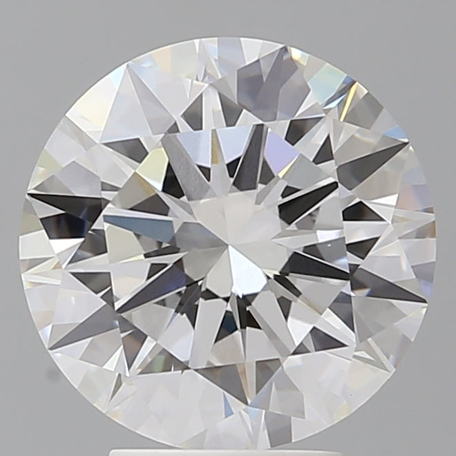 4.52 Carat Round Shaped, Excellent Cut, F Color, VVS2 Clarity, IGI Certified Lab Grown Diamond