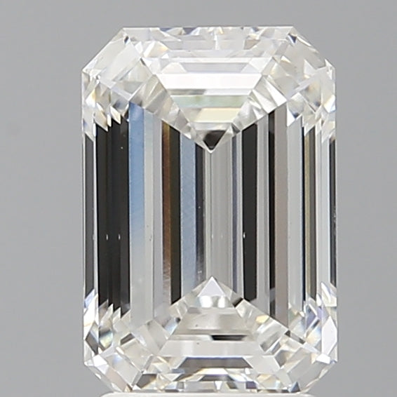 2.51 Carat Emerald Shaped, Ideal Cut, F Color, VS1 Clarity, IGI Certified Lab Grown Diamond