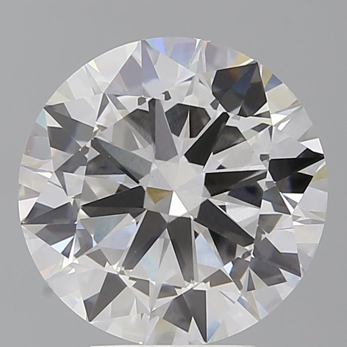 5.03 Carat Round Shaped, Excellent Cut, F Color, VS1 Clarity, IGI Certified Lab Grown Diamond