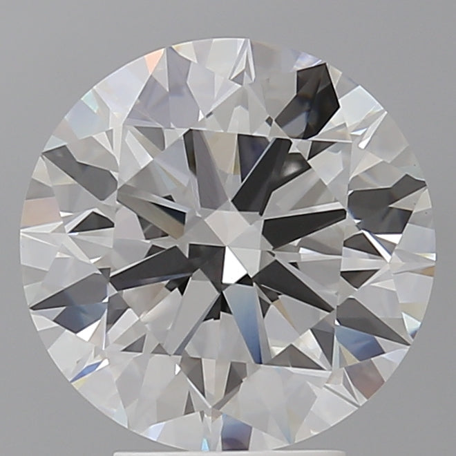 4.52 Carat Round Shaped, Ideal Cut, F Color, VVS2 Clarity, IGI Certified Lab Grown Diamond