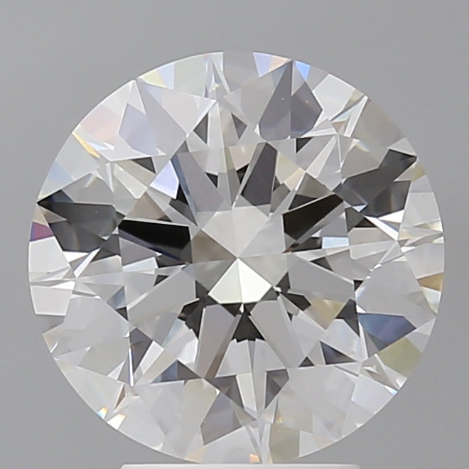 4.10 Carat Round Shaped, Ideal Cut, E Color, VS1 Clarity, IGI Certified Lab Grown Diamond