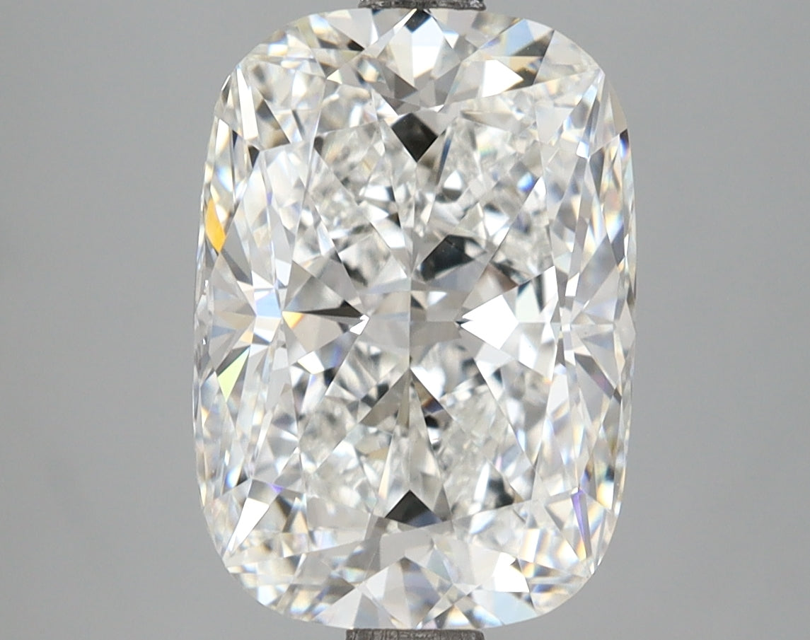 4.58 Carat Cushion Shaped, Ideal Cut, F Color, VVS2 Clarity, IGI Certified Lab Grown Diamond