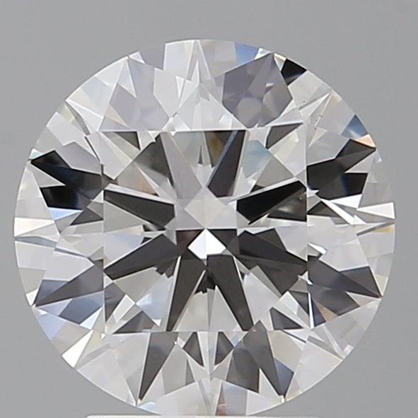 3.09 Carat Round Shaped, Ideal Cut, E Color, VVS2 Clarity, IGI Certified Lab Grown Diamond