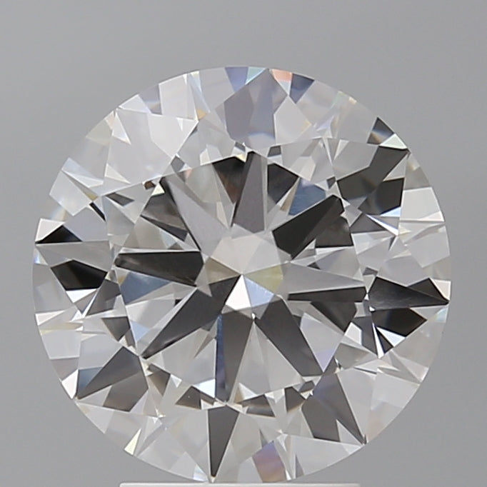 4.02 Carat Round Shaped, Ideal Cut, E Color, VVS2 Clarity, IGI Certified Lab Grown Diamond