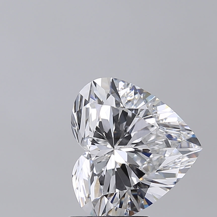 3.02 Carat Heart Shaped, Excellent Cut, D Color, VVS2 Clarity, IGI Certified Lab Grown Diamond