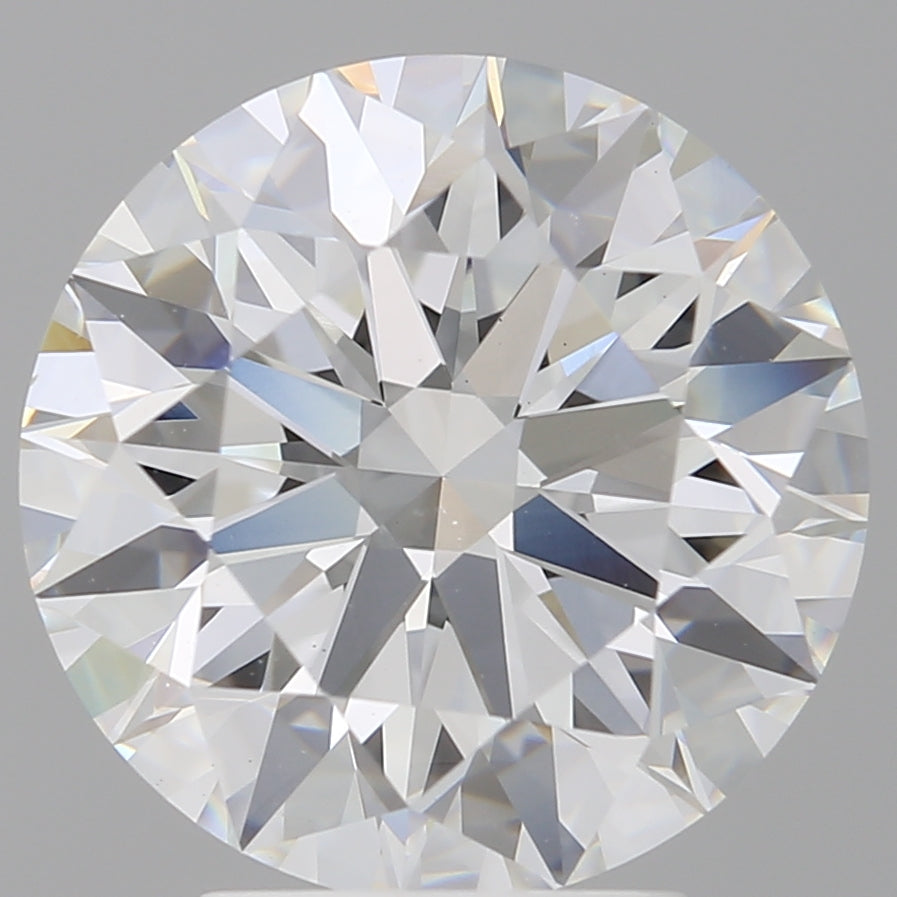 4.09 Carat Round Shaped, Ideal Cut, E Color, VVS2 Clarity, IGI Certified Lab Grown Diamond