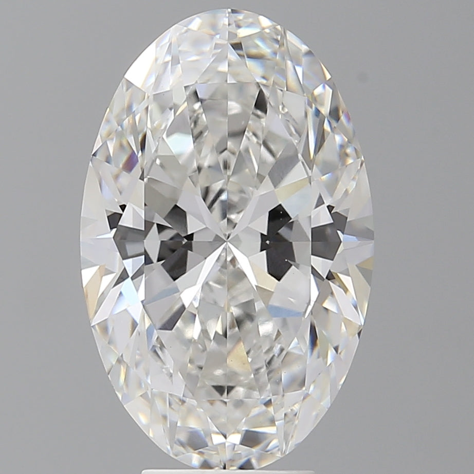 6.09 Carat Oval Shaped, Ideal Cut, E Color, VVS2 Clarity, IGI Certified Lab Grown Diamond