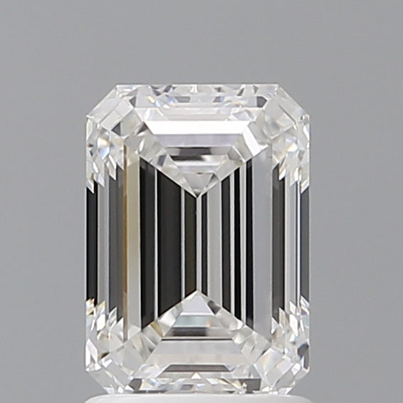1.59 Carat Emerald Shaped, Ideal Cut, D Color, VVS2 Clarity, IGI Certified Lab Grown Diamond