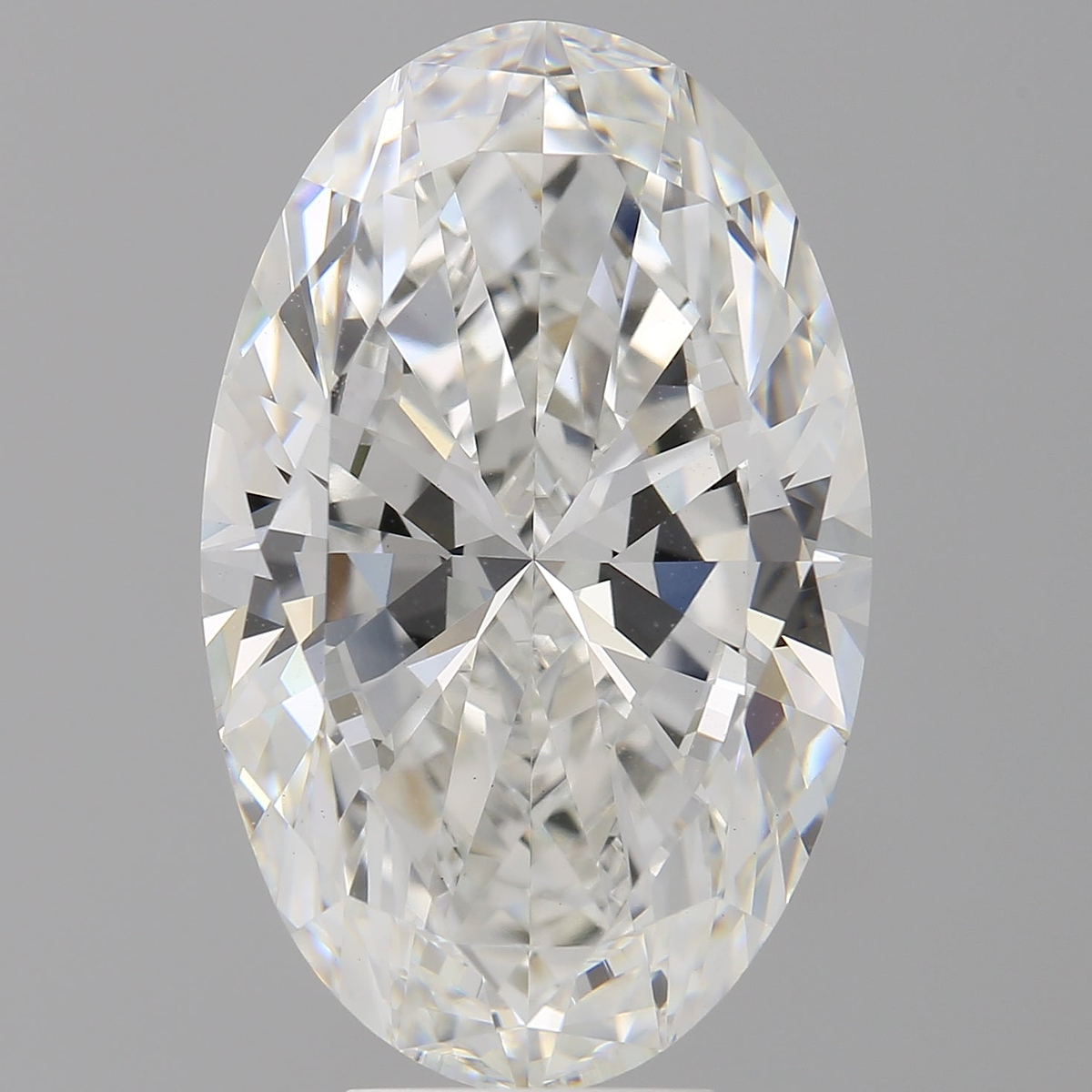 8.11 Carat Oval Shaped, Excellent Cut, F Color, VVS2 Clarity, IGI Certified Lab Grown Diamond
