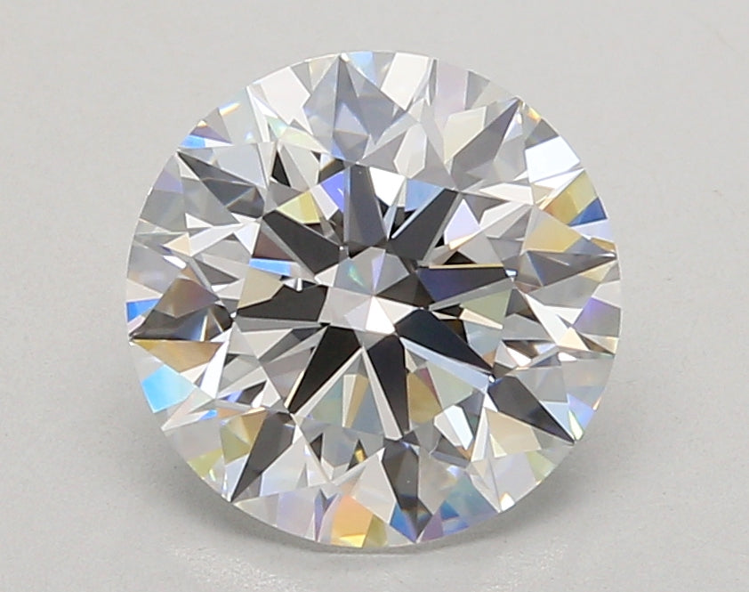 3.04 Carat Round Shaped, Ideal Cut, E Color, VVS2 Clarity, IGI Certified Lab Grown Diamond