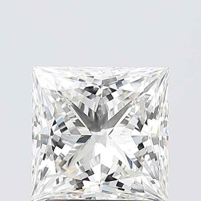 2.03 Carat Princess Shaped, Excellent Cut, F Color, VVS2 Clarity, IGI Certified Lab Grown Diamond