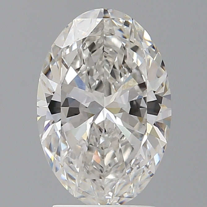 2.55 Carat Oval Shaped, Excellent Cut, F Color, VVS2 Clarity, IGI Certified Lab Grown Diamond