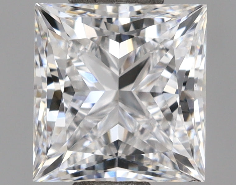 1.16 Carat Princess Shaped, Ideal Cut, D Color, VVS2 Clarity, IGI Certified Lab Grown Diamond