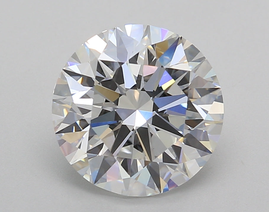 3.02 Carat Round Shaped, Ideal Cut, E Color, VVS2 Clarity, IGI Certified Lab Grown Diamond