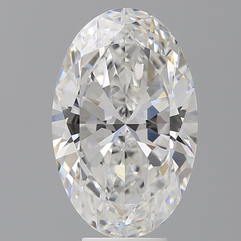 6.59 Carat Oval Shaped, Ideal Cut, E Color, VVS2 Clarity, IGI Certified Lab Grown Diamond