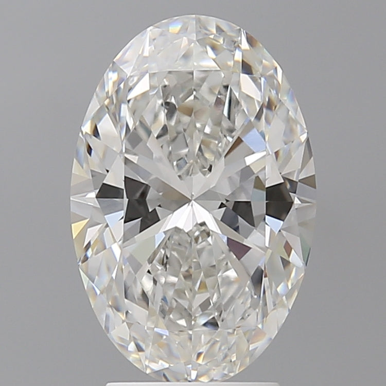 3.53 Carat Oval Shaped, Ideal Cut, F Color, VVS2 Clarity, IGI Certified Lab Grown Diamond
