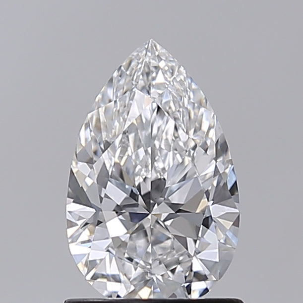 1.02 Carat Pear Shaped, Excellent Cut, D Color, VS1 Clarity, IGI Certified Lab Grown Diamond