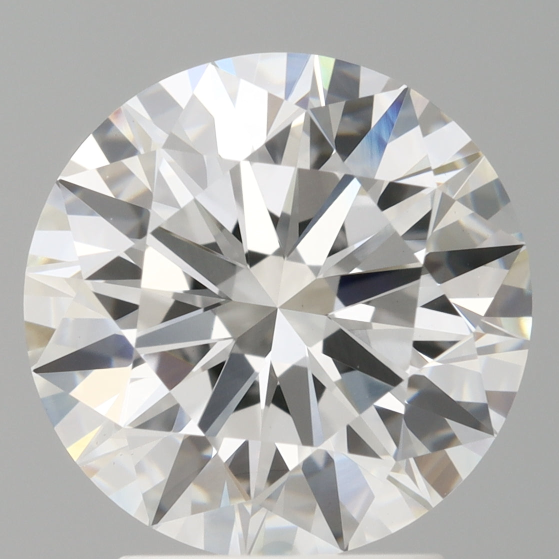 3.04 Carat Round Shaped, Ideal Cut, F Color, VVS2 Clarity, IGI Certified Lab Grown Diamond