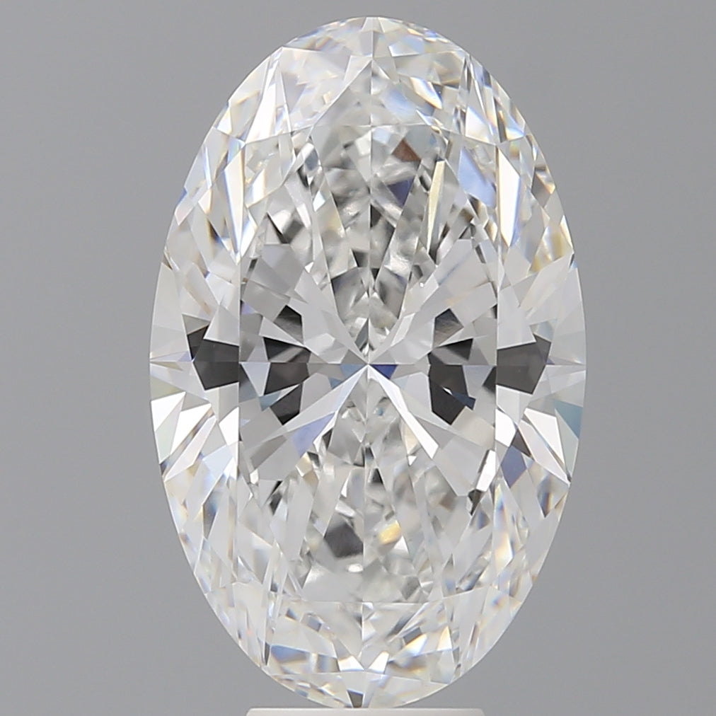 8.07 Carat Oval Shaped, Ideal Cut, E Color, VVS2 Clarity, IGI Certified Lab Grown Diamond