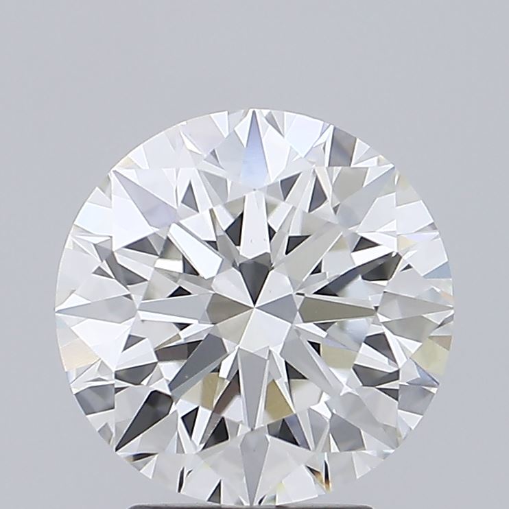 3.40 Carat Round Shaped, Ideal Cut, F Color, VVS2 Clarity, IGI Certified Lab Grown Diamond