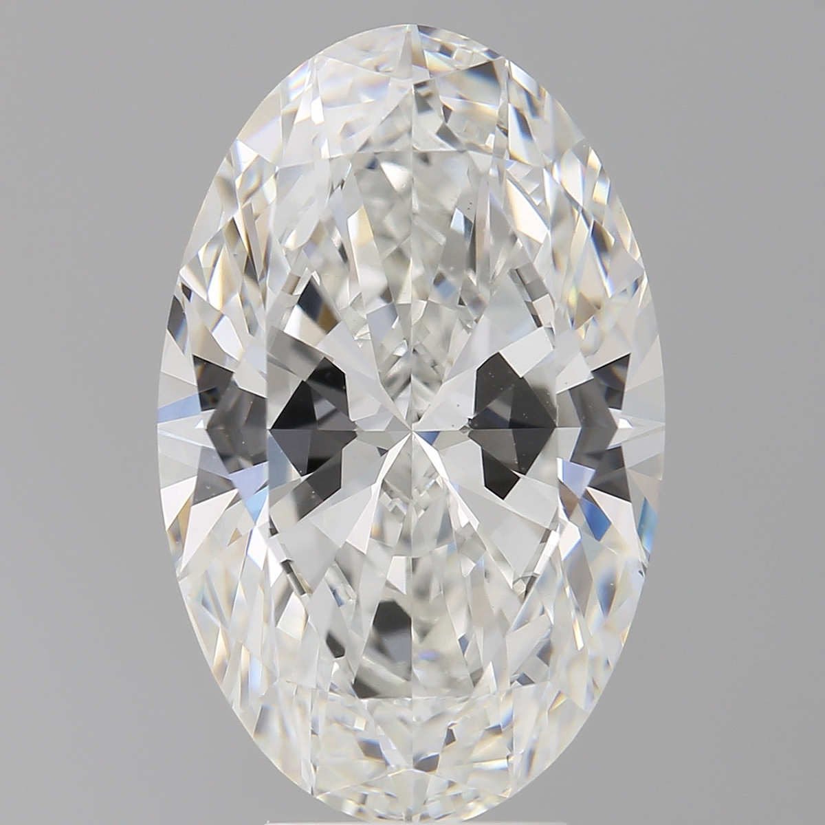 6.08 Carat Oval Shaped, Ideal Cut, F Color, VVS2 Clarity, IGI Certified Lab Grown Diamond