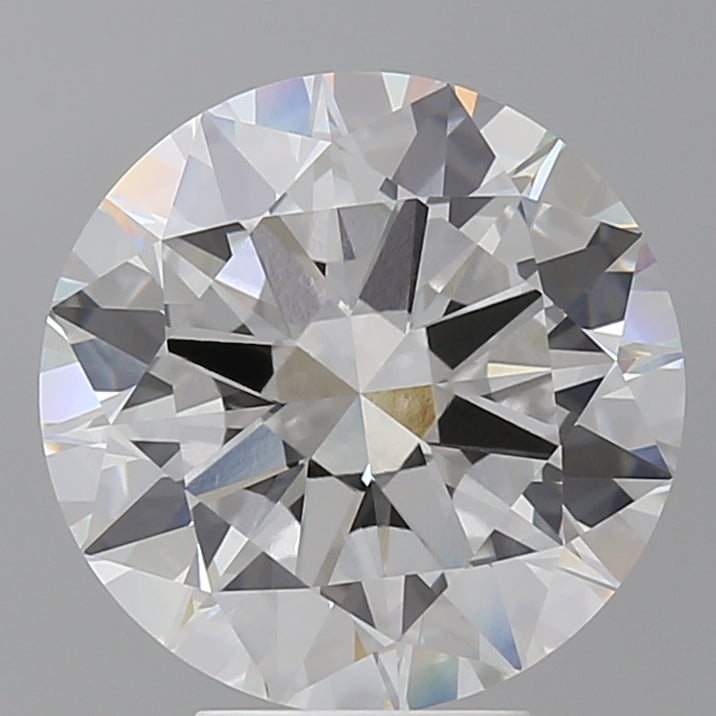 5.50 Carat Round Shaped, Excellent Cut, E Color, VVS2 Clarity, IGI Certified Lab Grown Diamond