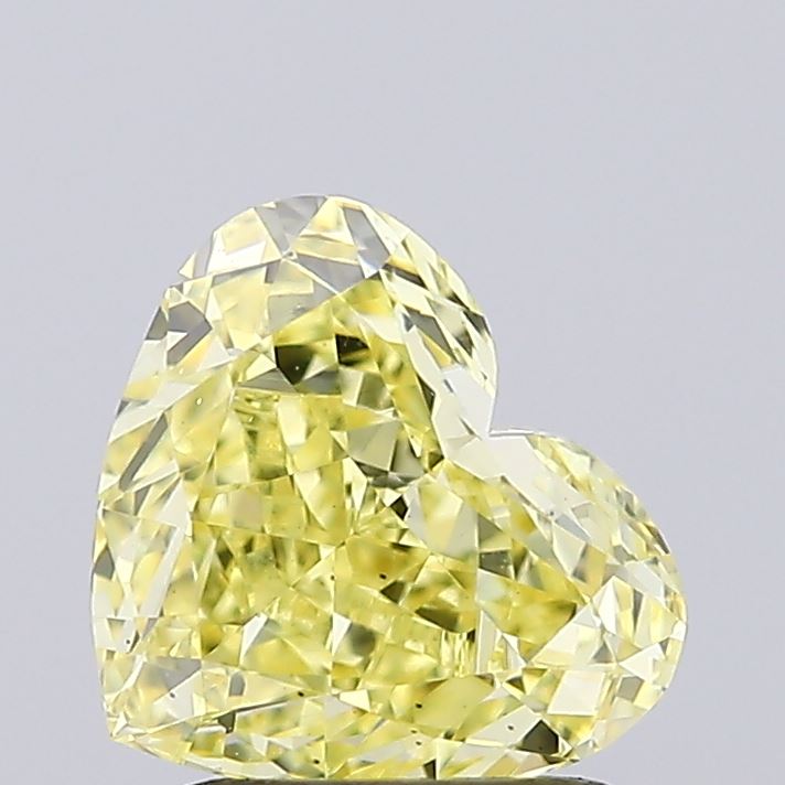 1.53 Carat Heart Shaped, Excellent Cut, VS2 Clarity, IGI Certified Lab Grown Diamond