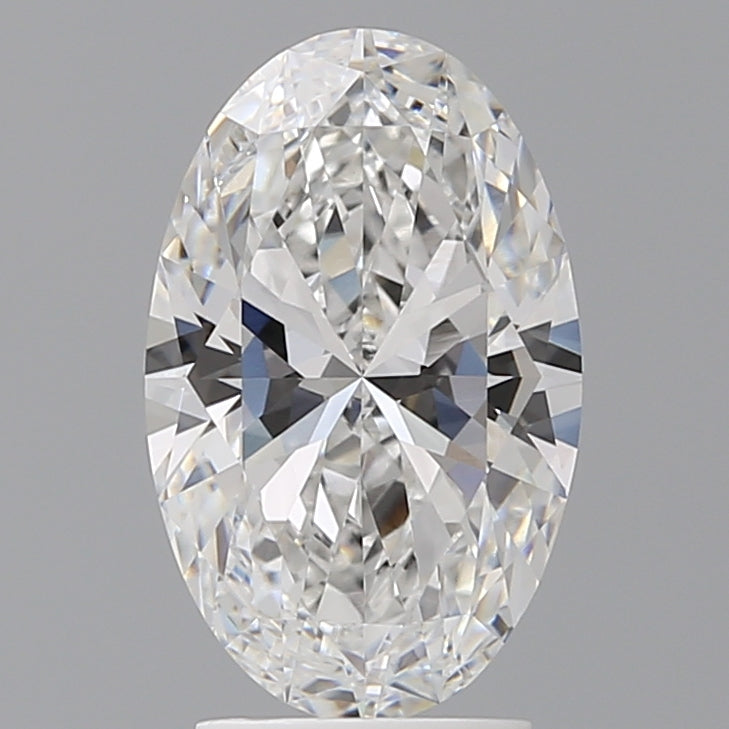 3.00 Carat Oval Shaped, Ideal Cut, E Color, VVS2 Clarity, IGI Certified Lab Grown Diamond