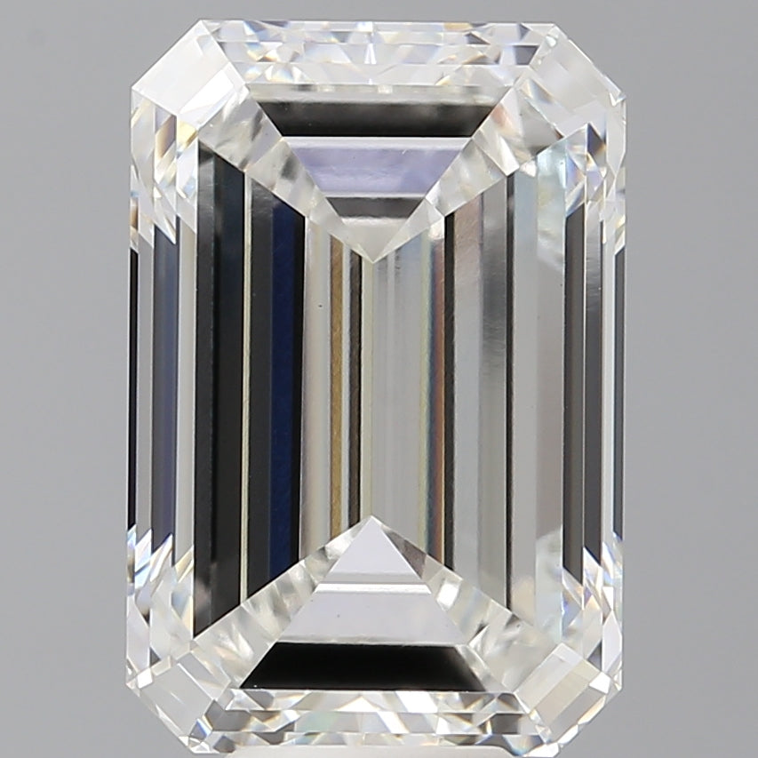 9.03 Carat Emerald Shaped, Very Good Cut, F Color, VVS2 Clarity, IGI Certified Lab Grown Diamond