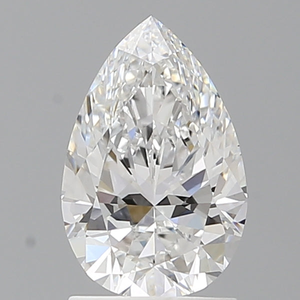 1.60 Carat Pear Shaped, Ideal Cut, E Color, VVS2 Clarity, IGI Certified Lab Grown Diamond