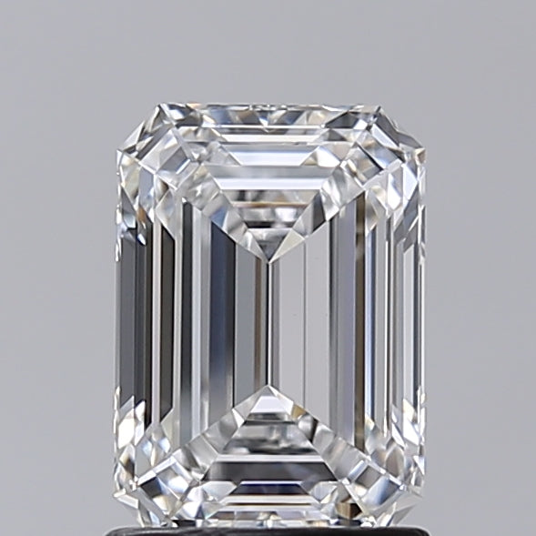 1.51 Carat Emerald Shaped, Very Good Cut, D Color, VS1 Clarity, IGI Certified Lab Grown Diamond