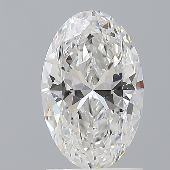 1.58 Carat Oval Shaped, Ideal Cut, E Color, VS1 Clarity, IGI Certified Lab Grown Diamond