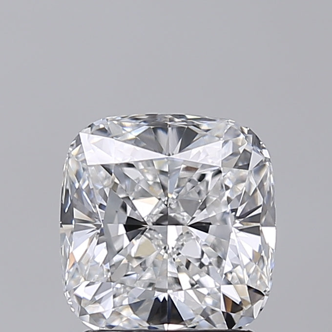 1.99 Carat Cushion Shaped, Excellent Cut, D Color, VVS2 Clarity, IGI Certified Lab Grown Diamond