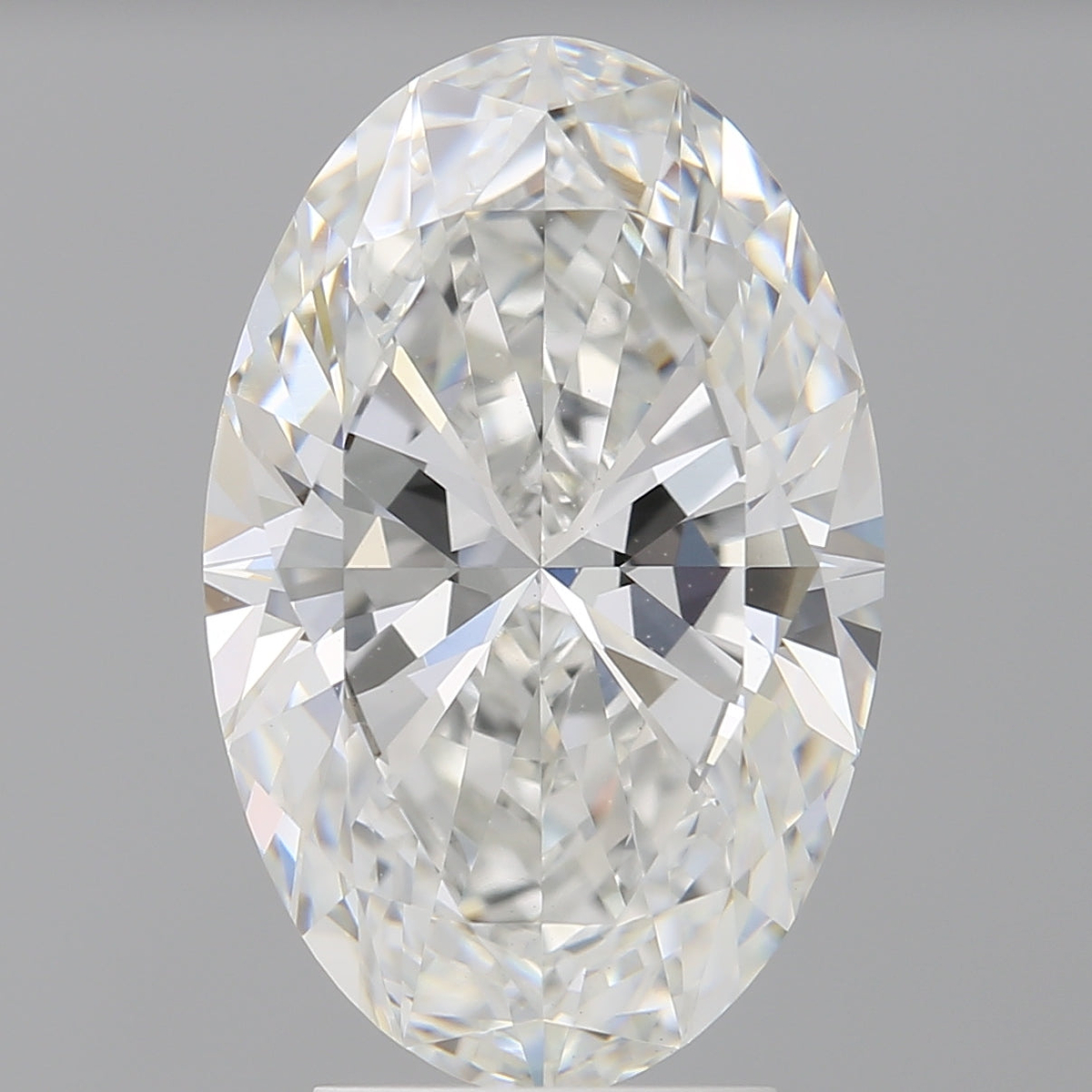 4.09 Carat Oval Shaped, Ideal Cut, E Color, VVS2 Clarity, IGI Certified Lab Grown Diamond