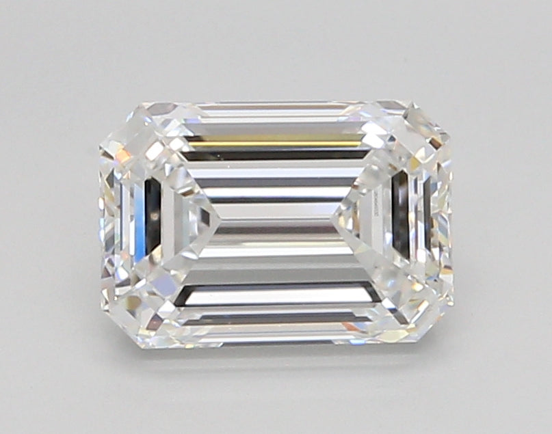 2.06 Carat Emerald Shaped, Ideal Cut, D Color, VVS1 Clarity, IGI Certified Lab Grown Diamond