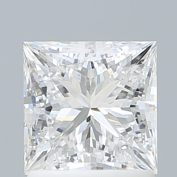 1.52 Carat Princess Shaped, Ideal Cut, D Color, VS1 Clarity, IGI Certified Lab Grown Diamond