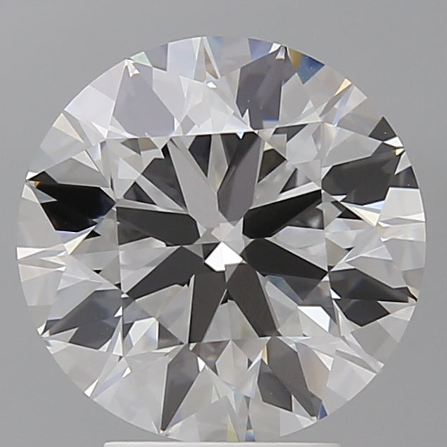 4.01 Carat Round Shaped, Ideal Cut, E Color, VVS2 Clarity, IGI Certified Lab Grown Diamond
