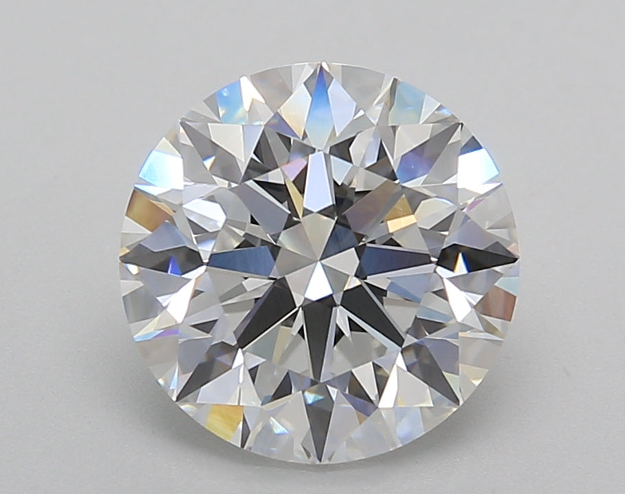 3.01 Carat Round Shaped, Excellent Cut, E Color, VVS1 Clarity, IGI Certified Lab Grown Diamond