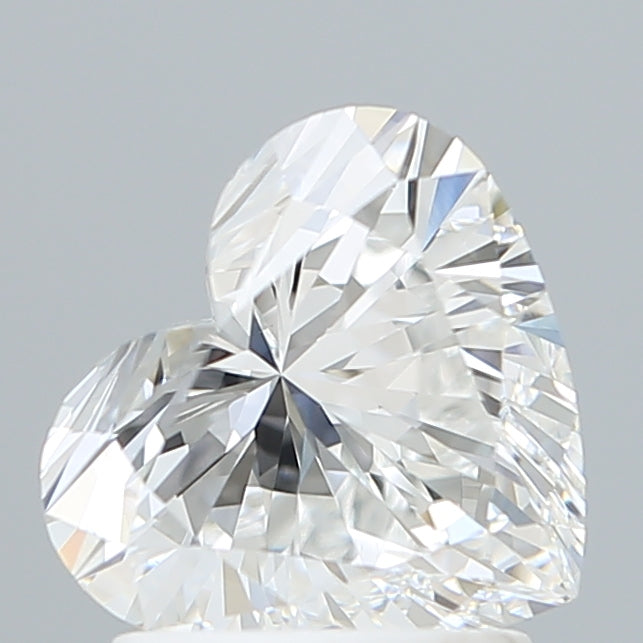 1.60 Carat Heart Shaped, Ideal Cut, D Color, IF Clarity, IGI Certified Lab Grown Diamond