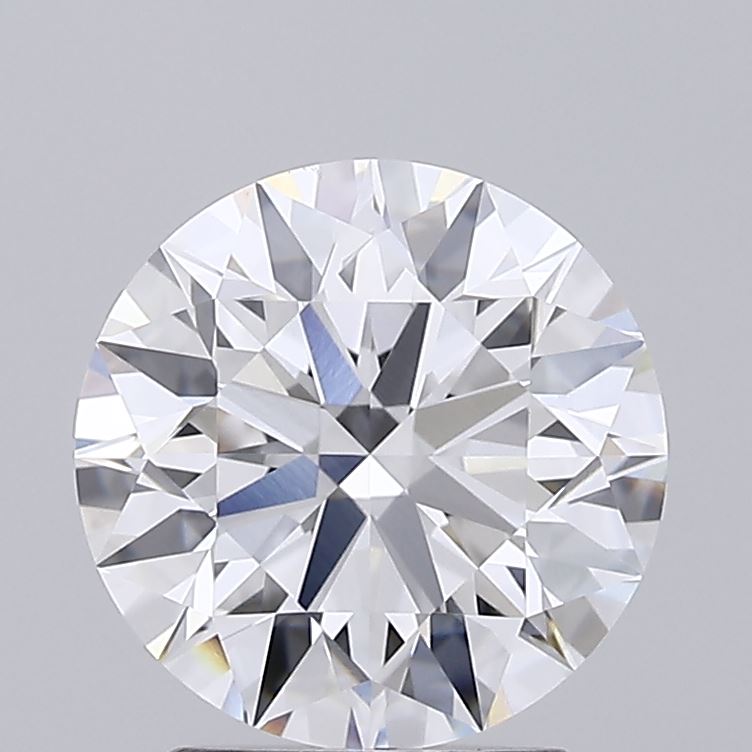 2.51 Carat Round Shaped, Ideal Cut, E Color, VVS2 Clarity, IGI Certified Lab Grown Diamond