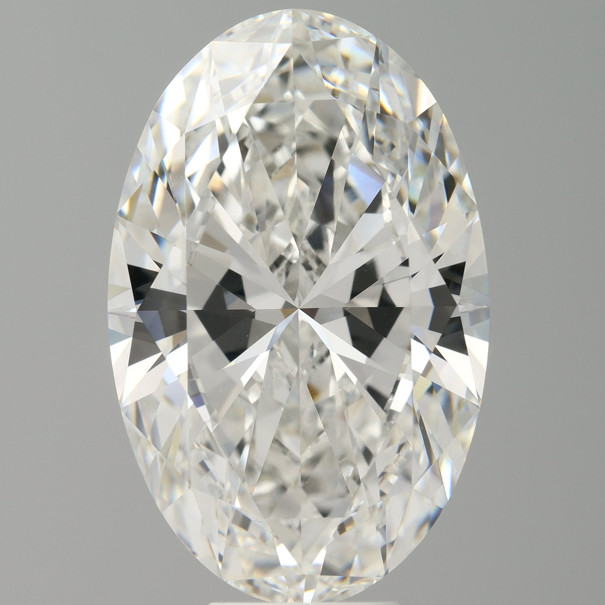 10.05 Carat Oval Shaped, Ideal Cut, F Color, VVS2 Clarity, IGI Certified Lab Grown Diamond