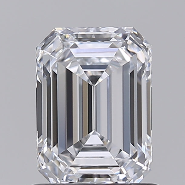 1.02 Carat Emerald Shaped, Excellent Cut, D Color, VVS2 Clarity, IGI Certified Lab Grown Diamond