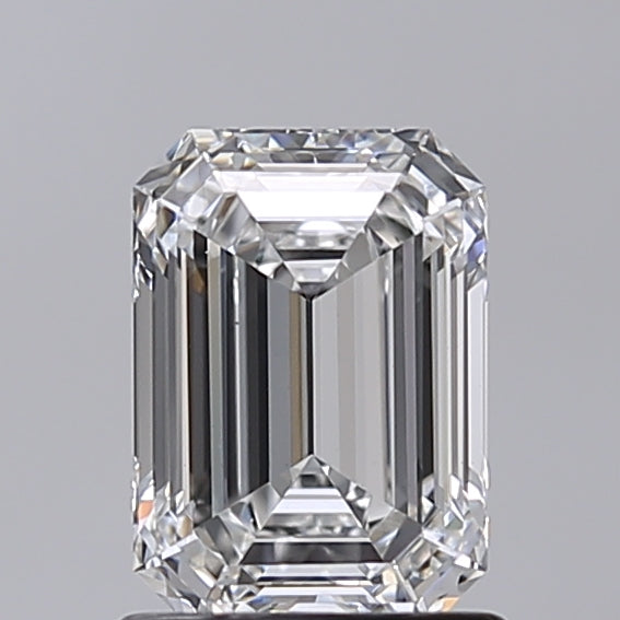 1.29 Carat Emerald Shaped, Excellent Cut, E Color, VVS2 Clarity, IGI Certified Lab Grown Diamond