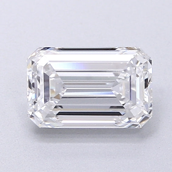 1.04 Carat Emerald Shaped, Very Good Cut, D Color, VVS1 Clarity, IGI Certified Lab Grown Diamond