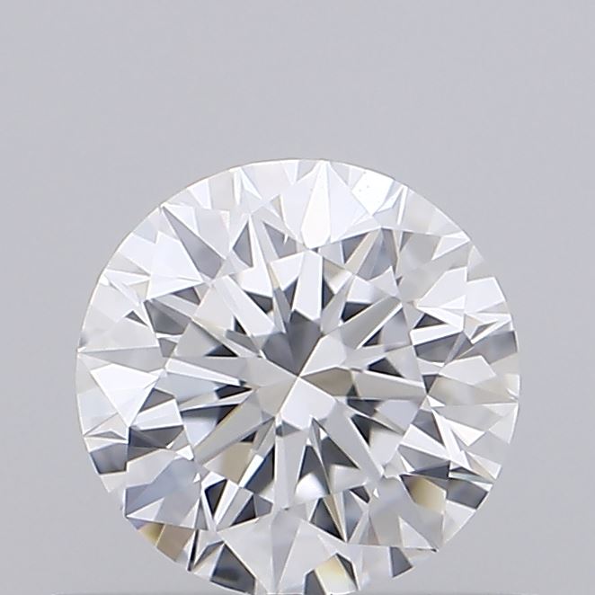 0.53 Carat Round Shaped, Ideal Cut, D Color, VVS2 Clarity, IGI Certified Lab Grown Diamond
