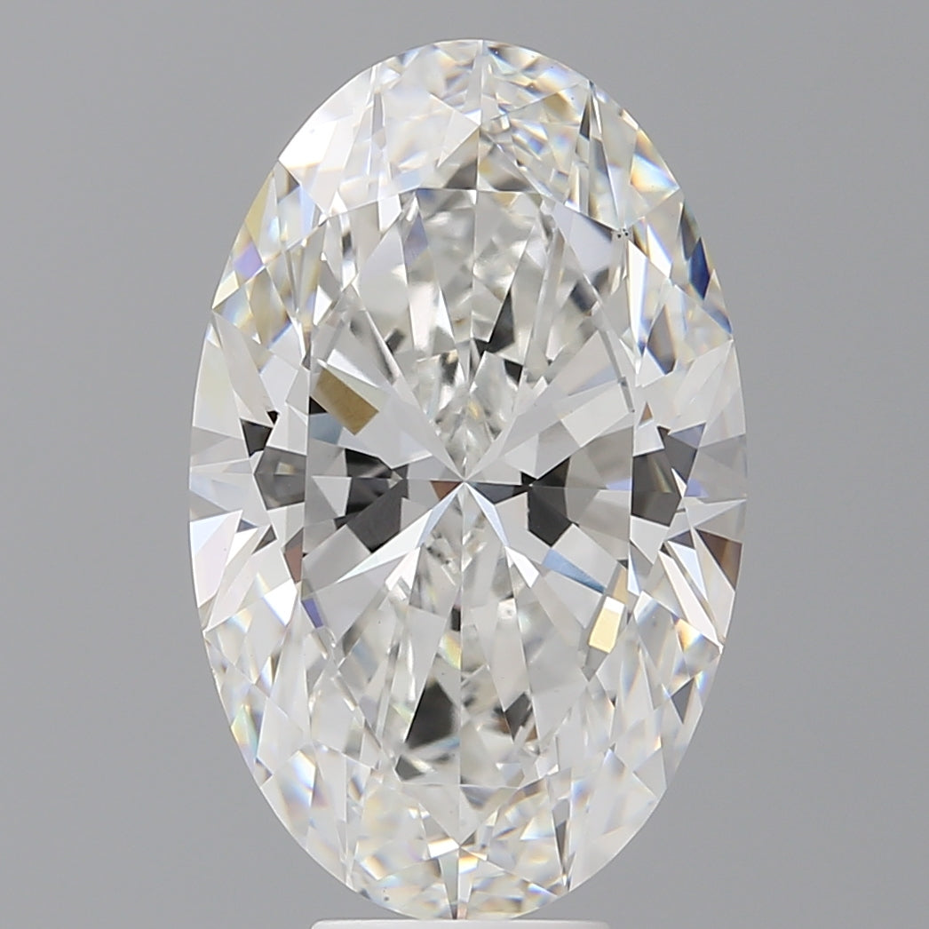 8.57 Carat Oval Shaped, Ideal Cut, E Color, VVS2 Clarity, IGI Certified Lab Grown Diamond
