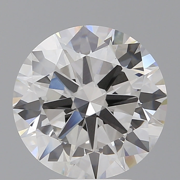 4.53 Carat Round Shaped, Excellent Cut, G Color, VVS2 Clarity, IGI Certified Lab Grown Diamond